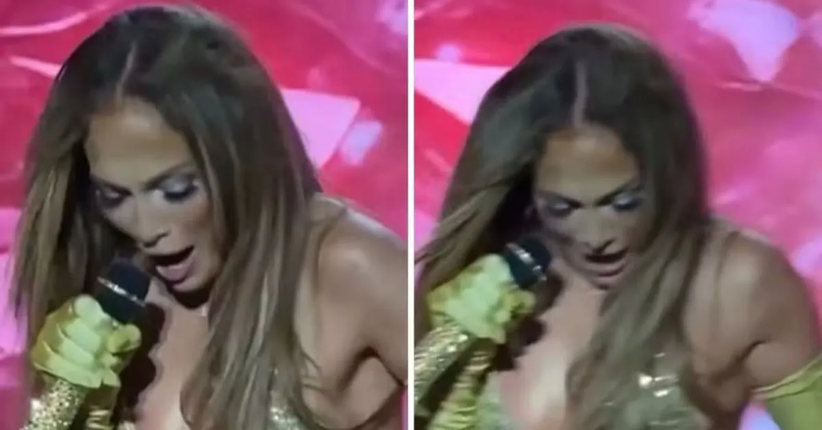 Imagem ilustrativa da notícia: Jennifer Lopez perde saia durante show e reação viraliza
