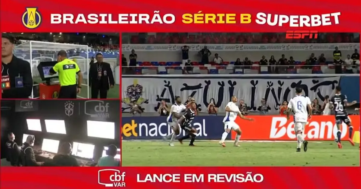 Imagem ilustrativa da notícia: Pênalti ao Remo: CBF divulga áudio do VAR e Avaí dispara críticas