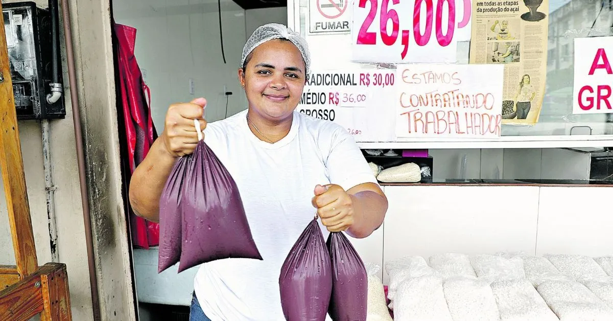 Imagem ilustrativa da notícia: Preço do açaí está começando a cair em Belém