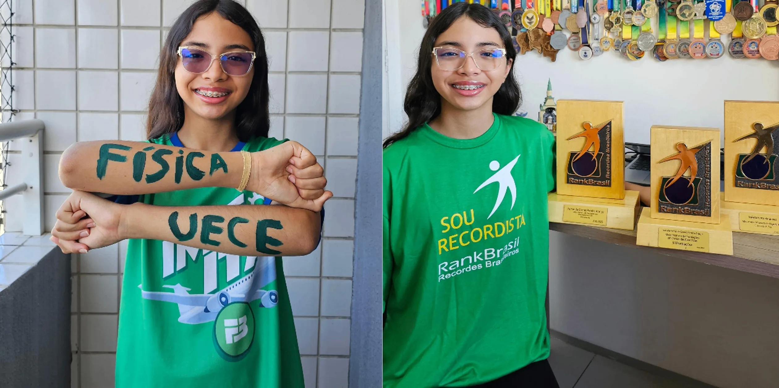 Imagem ilustrativa da notícia: Aos 13 anos, paraense genial é aprovada na maior universidade do Ceará