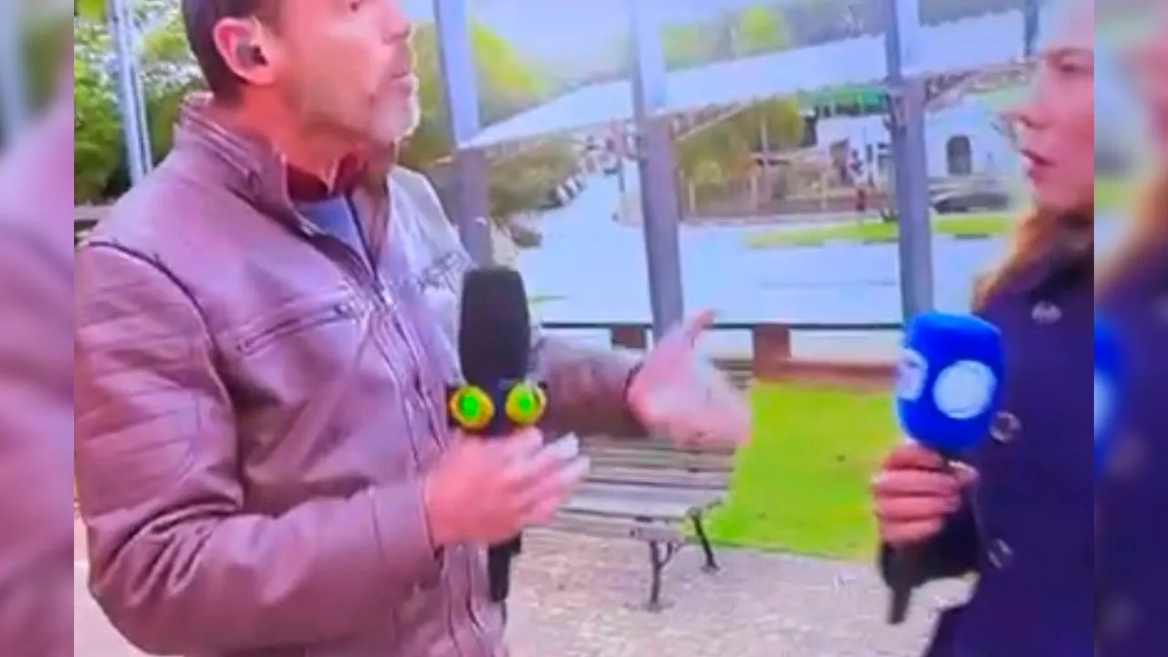 Imagem ilustrativa da notícia: Repórteres entram em atrito ao vivo durante cobertura na TV, veja!