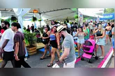 Ao todo, 15 estações realizaram ações ligadas à infância, economia criativa, gastronomia, meio ambiente, cultura, entre outros. Abaixo, o prefeito de Belém Igor Normando.