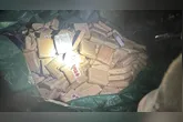 A tonelada de droga apreendidas pela PM e PF