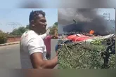 O milagre em meio aos destroços: imagem do único sobrevivente do acidente da Air India comove o mundo.