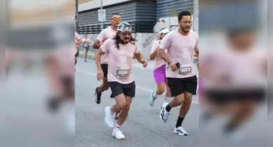 Imagem ilustrativa da notícia: Bell Marques passou mal em prova de corrida de 10km