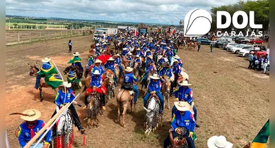 Imagem ilustrativa da notícia: Cavalgada dá o pontapé inicial para a 42ª Expo Rondon