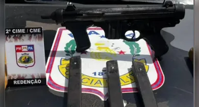 Imagem ilustrativa da notícia: PM apreende submetralhadora e drogas no sul paraense