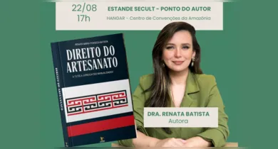 Imagem ilustrativa da notícia: Obra sobre direitos do artesão é lançada na Feira do Livro