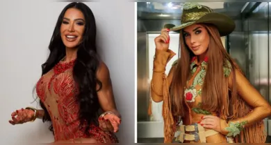 Imagem ilustrativa da notícia: Climão entre Gracyanne e Nicole Bahls nos bastidores vem à tona