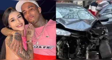 Imagem ilustrativa da notícia: VÍDEO: Bia Miranda e Gato Preto sofrem grave acidente em São Paulo