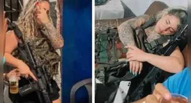 Imagem ilustrativa da notícia: VÍDEO: veja as últimas palavras da "Diaba Loira" antes de ser morta por facção