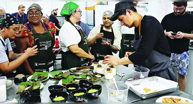 Imagem ilustrativa da notícia: Chefs do Pará, Dinamarca e Bolívia trocam experiências