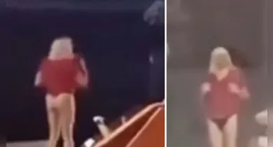 Imagem ilustrativa da notícia: Usando vermelho, ‘pastor de calcinha’ viraliza em novo vídeo