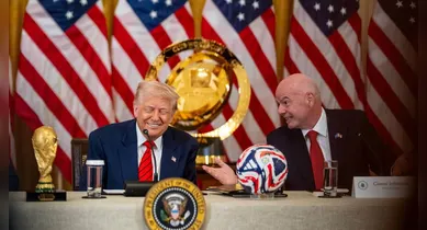 Imagem ilustrativa da notícia: Trump pode banir vistos para brasileiros na Copa do Mundo 2026
