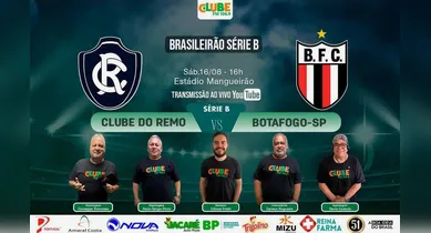 Imagem ilustrativa da notícia: Tem Jogo no DOL e na Clube: ouça Remo x Botafogo-SP