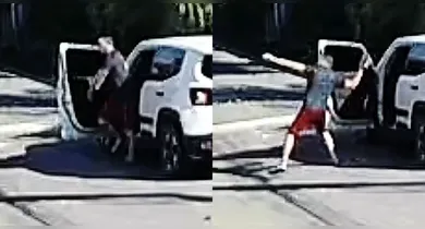 Imagem ilustrativa da notícia: VÍDEO! Homem atira garrafa de Coca-Cola na porta de igreja em Ananindeua