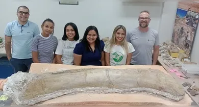 Imagem ilustrativa da notícia: Fóssil de dinossauro é transferido de Marabá para acervo do Maranhão