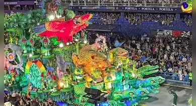 Imagem ilustrativa da notícia: COP30: alegorias do carnaval da Grande Rio chegam à Belém