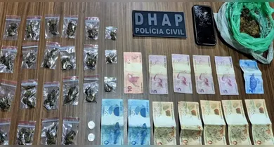 Imagem ilustrativa da notícia: Suspeito de integrar facção criminosa é preso com drogas em Belém