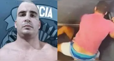 Imagem ilustrativa da notícia: Foto mostra ex-jogador agredido na prisão após dar socos em mulher