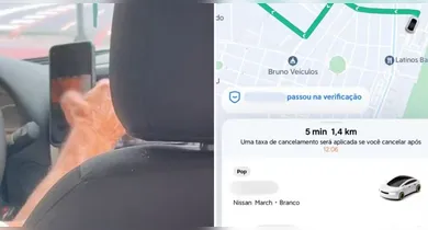 Imagem ilustrativa da notícia: Motorista de app é flagrado vendo pornô enquanto menor estava no carro