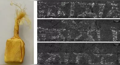 Imagem ilustrativa da notícia: Tomografia 3D e IA leem pergaminhos budistas sem precisar abri-los