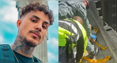 Imagem ilustrativa da notícia: MC Livinho segue na UTI após ter pulmão perfurado em acidente