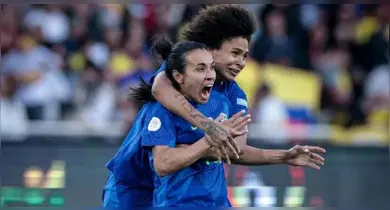 Imagem ilustrativa da notícia: Marta decide e Brasil  conquista a nona Copa América nos pênaltis