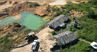 Imagem ilustrativa da notícia: PF reforça ofensiva contra financiadores de garimpos em terra indígena