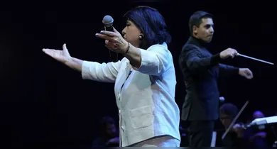 Imagem ilustrativa da notícia: Roberta Miranda chuta homem que invadiu palco durante show