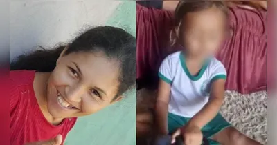 Imagem de mãe e filha desaparecidas