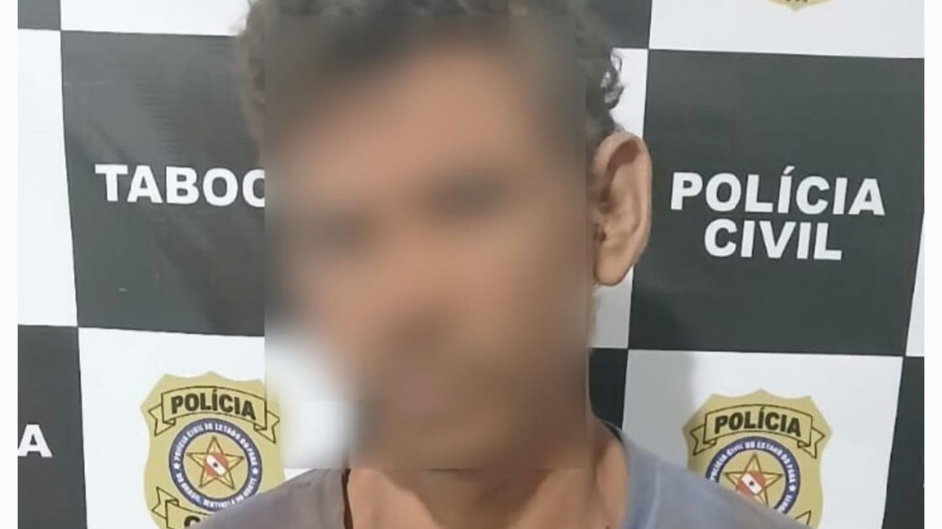 O acusado não teve o nome divulgado e foi levado para a delegacia