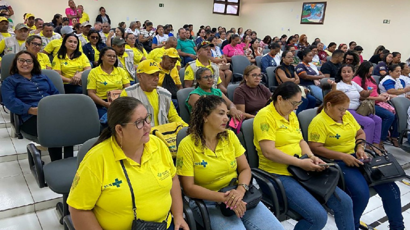 Com esse propósito, agentes comunitários de saúde (ACS) e agentes de combate às endemias (ACE) participaram, nesta terça-feira (19), de uma capacitação em Marabá.