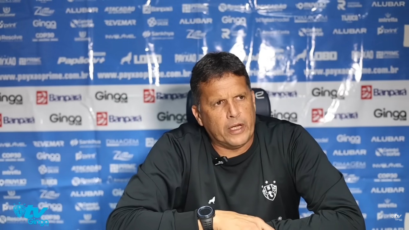 Treinador do Paysandu destacou ponto conquistado fora de casa.
