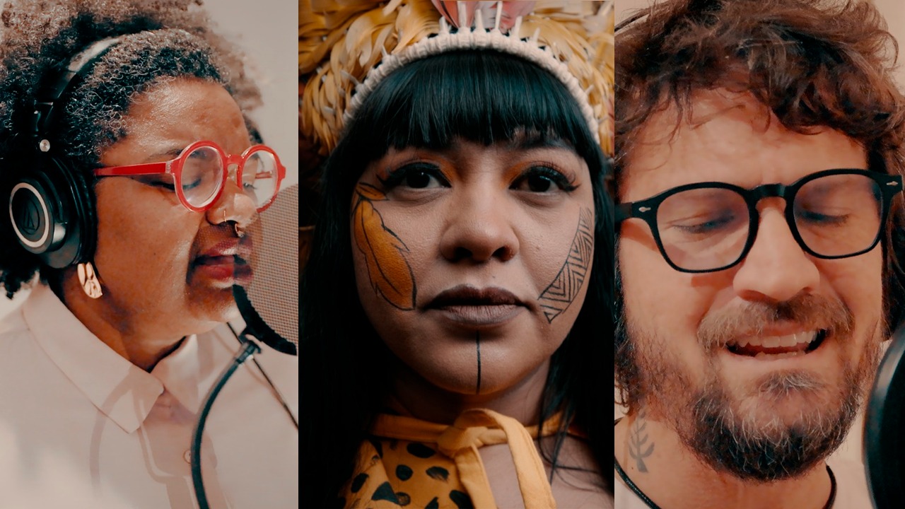 Ellen Oléria, Célia Xakriabá e Saulo Fernandes participam do e da música "O Cerrado descuidado".