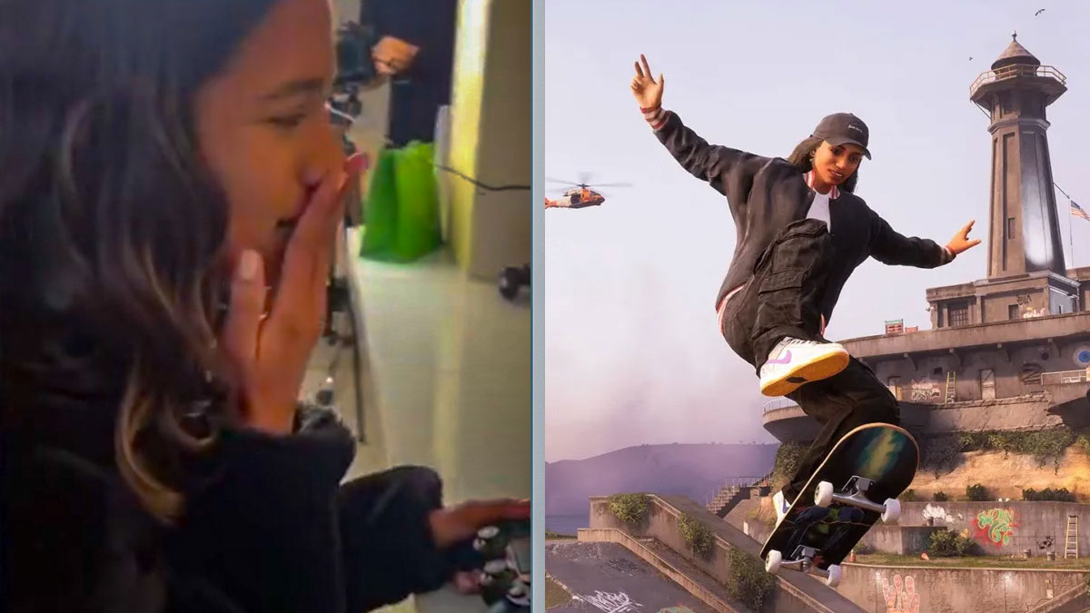 Em vídeo nas redes sociais, Rayssa se emociona ao testar sua versão digital no novo Tony Hawk’s Pro Skater, que chega em julho com Bob Burnquist no elenco