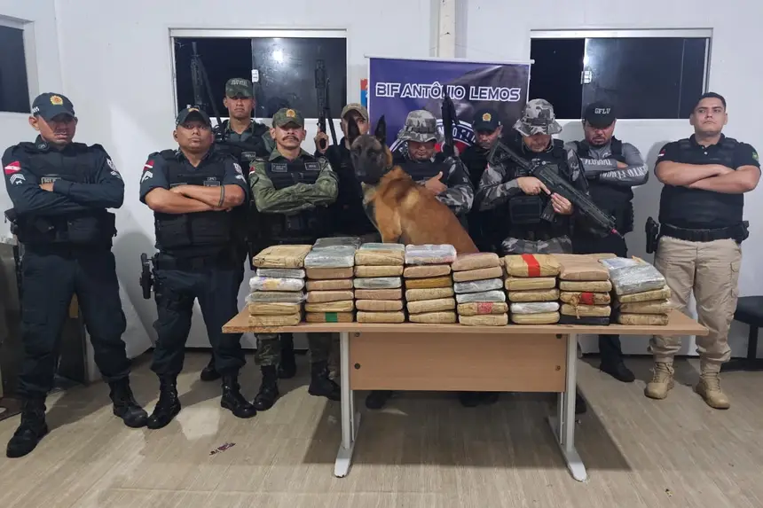 Imagem ilustrativa da notícia: PM apreende mais de 100 kg de drogas no Marajó