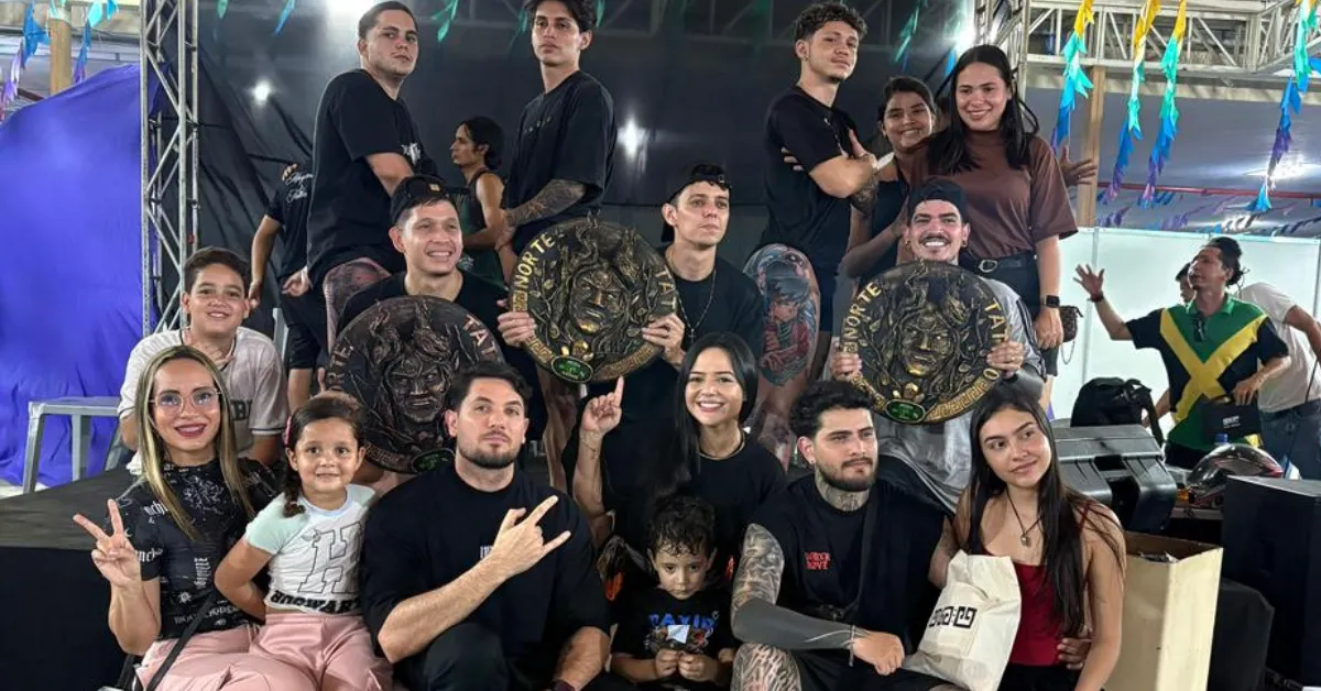 Imagem ilustrativa da notícia: Artistas da Império Tattoo Ink se destacam no Norte Tattoo 2025