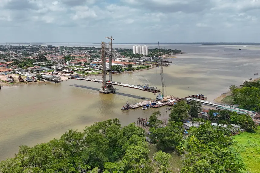 Imagem ilustrativa da notícia: Helder inaugura a nova ponte estaiada entre Icoaraci e Outeiro