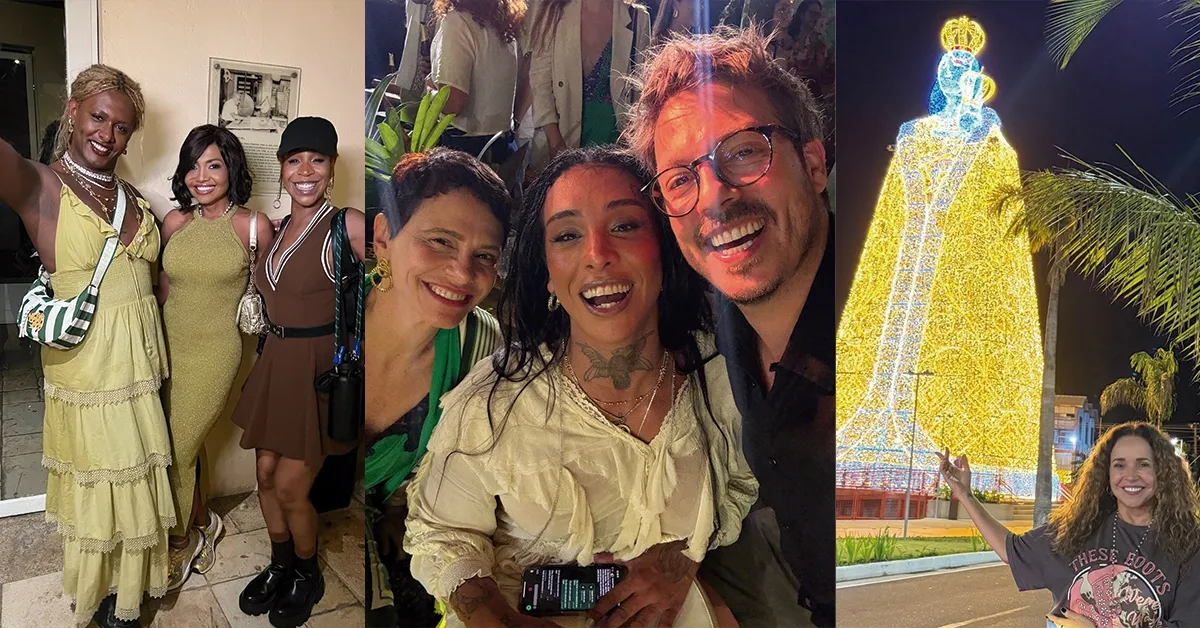 Imagem ilustrativa da notícia Famosos se encantam com eventos sagrados e profanos durante o Círio 2025