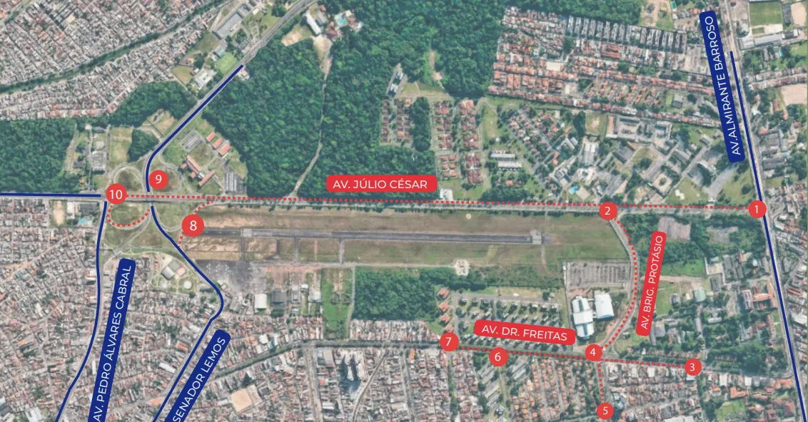 Imagem ilustrativa da notícia: Belém: veja quais vias já estão interditadas e as rotas alternativas