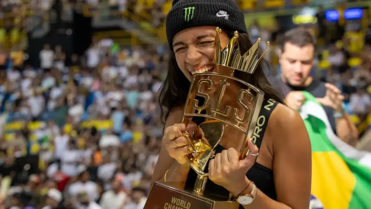 Imagem ilustrativa da notícia: Rayssa Leal vence o Mundial de Skate (SLS) pela quarta vez consecutiva