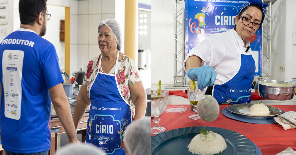 Imagem ilustrativa da notícia Projeto Círio Iluminado 2025 promove oficina de gastronomia