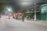 Bombeiros controlaram as chamas