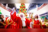 A programação do shopping contou com cortejo natalino, fanfarra, personagens infantis e apresentações que encantaram crianças e adultos.