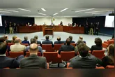 Os ministros Alexandre de Moraes, relator da ação penal, Flávio Dino, Cristiano Zanin e Cármen Lúcia fazem parte do colegiado