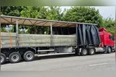 Caminhão que teve a carga apreendida