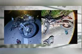 As vítimas estavam em duas motos.