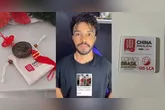 Influenciador Dan Contro ironiza preços "surreais" de brindes da COP30 anunciados na OLX — como garrafa do Curupira por R$ 250 e pin da China por R$ 300.