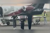 Imagem ilustrativa da notícia Vídeo: Daniel Santos e família usam avião de empresa que recebeu milhões de Ananindeua